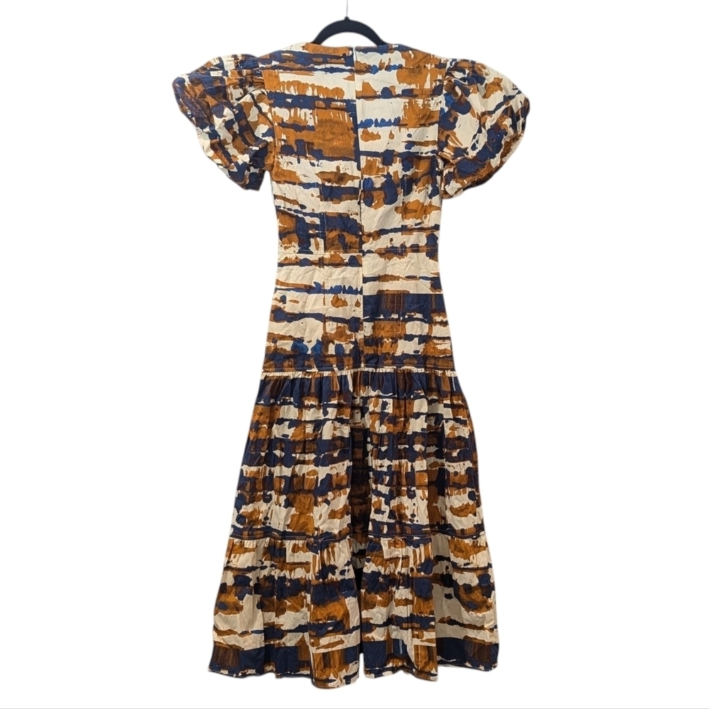 Hunter Bell Cassidy Midi Tiered A-line Dress Size 0 - Picture 7 of 8